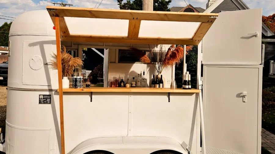 Ella's Mobile Bar Cart